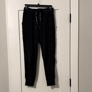 Med Couture Black Jogger Pants XS
